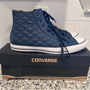 Converse Chuck Taylor All Star Quilted Nylon Hi Navy Blue NIB